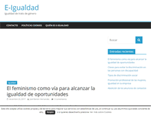 Tablet Screenshot of e-igualdad.net